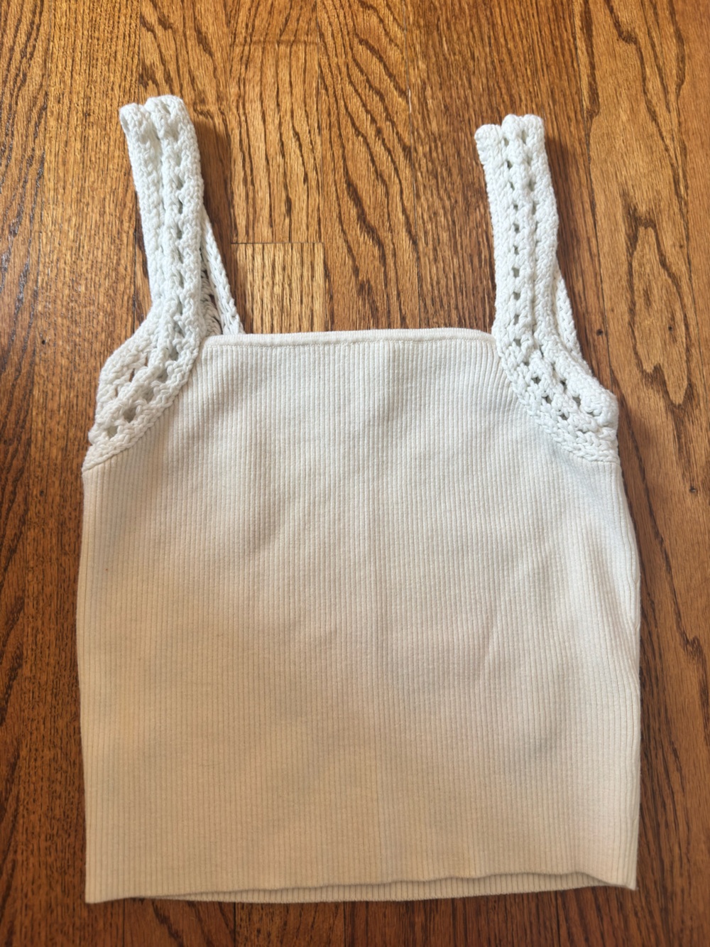 Aerie Crochet Strap Tank Top